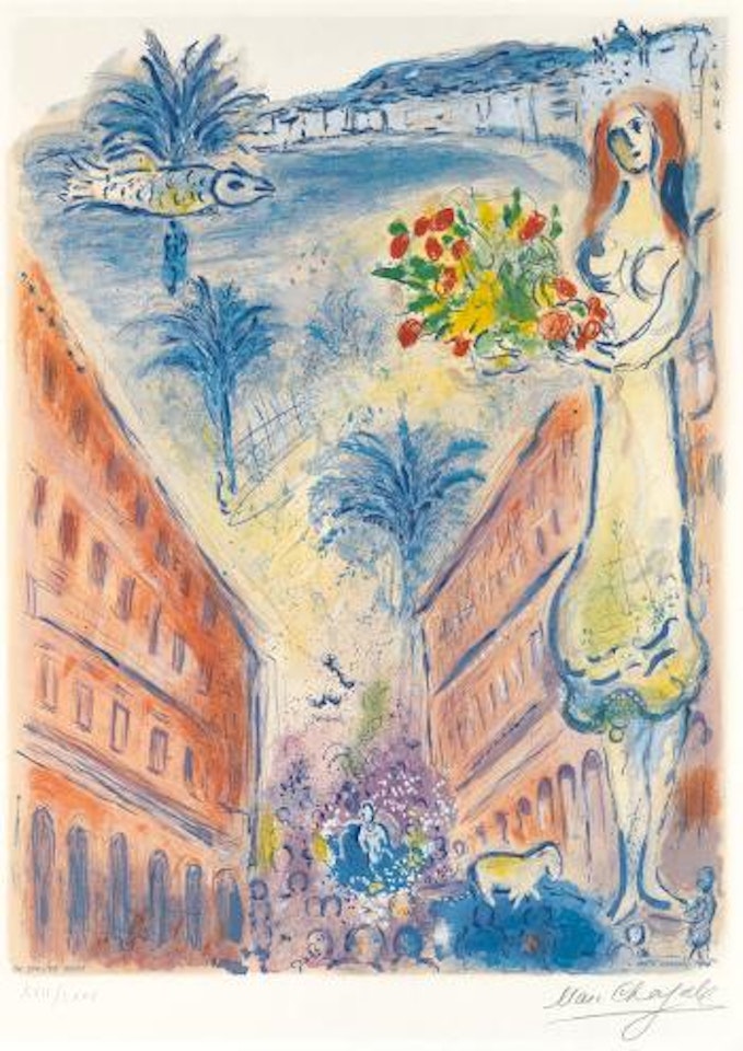 Avenue de la Victoire à Nice by Marc Chagall