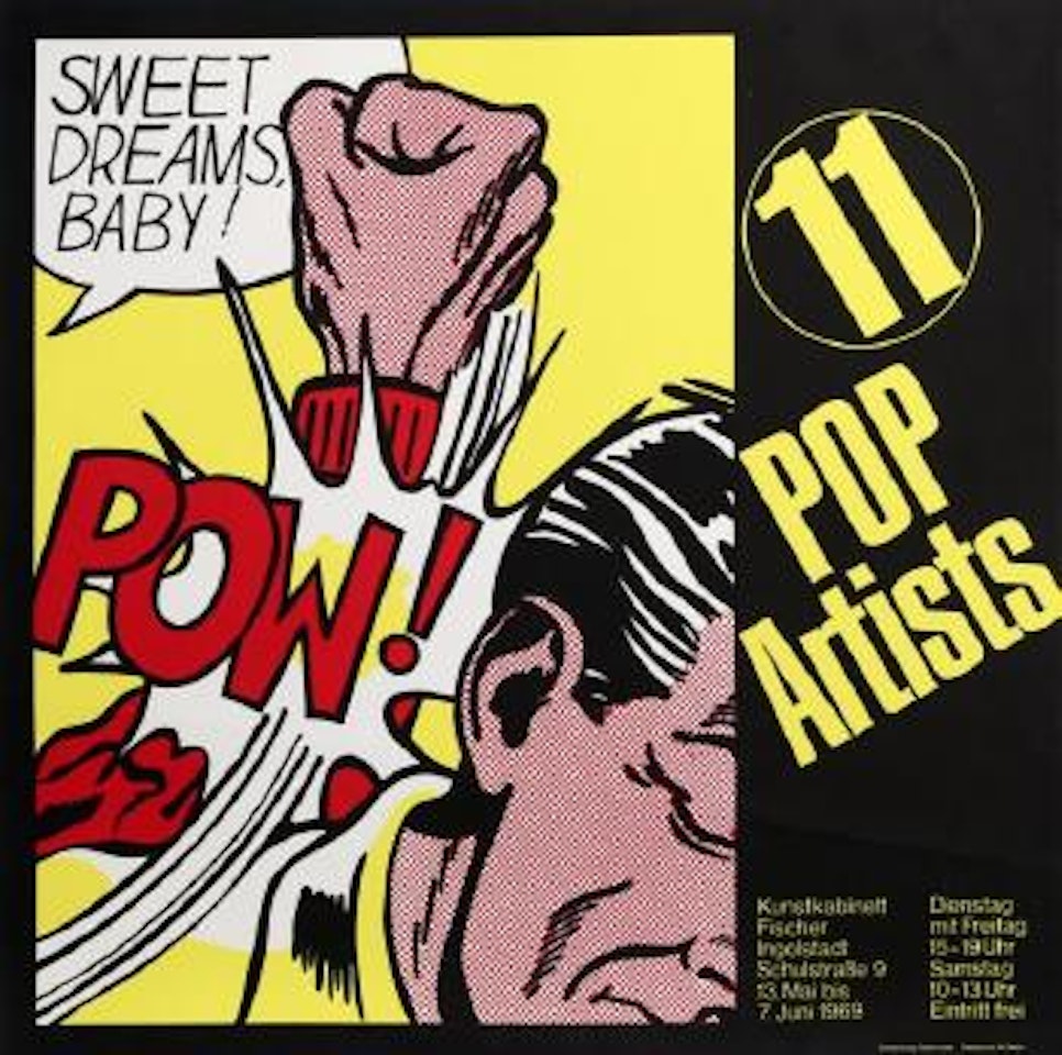 11 pop artists (sweet dreams baby) by Roy Lichtenstein