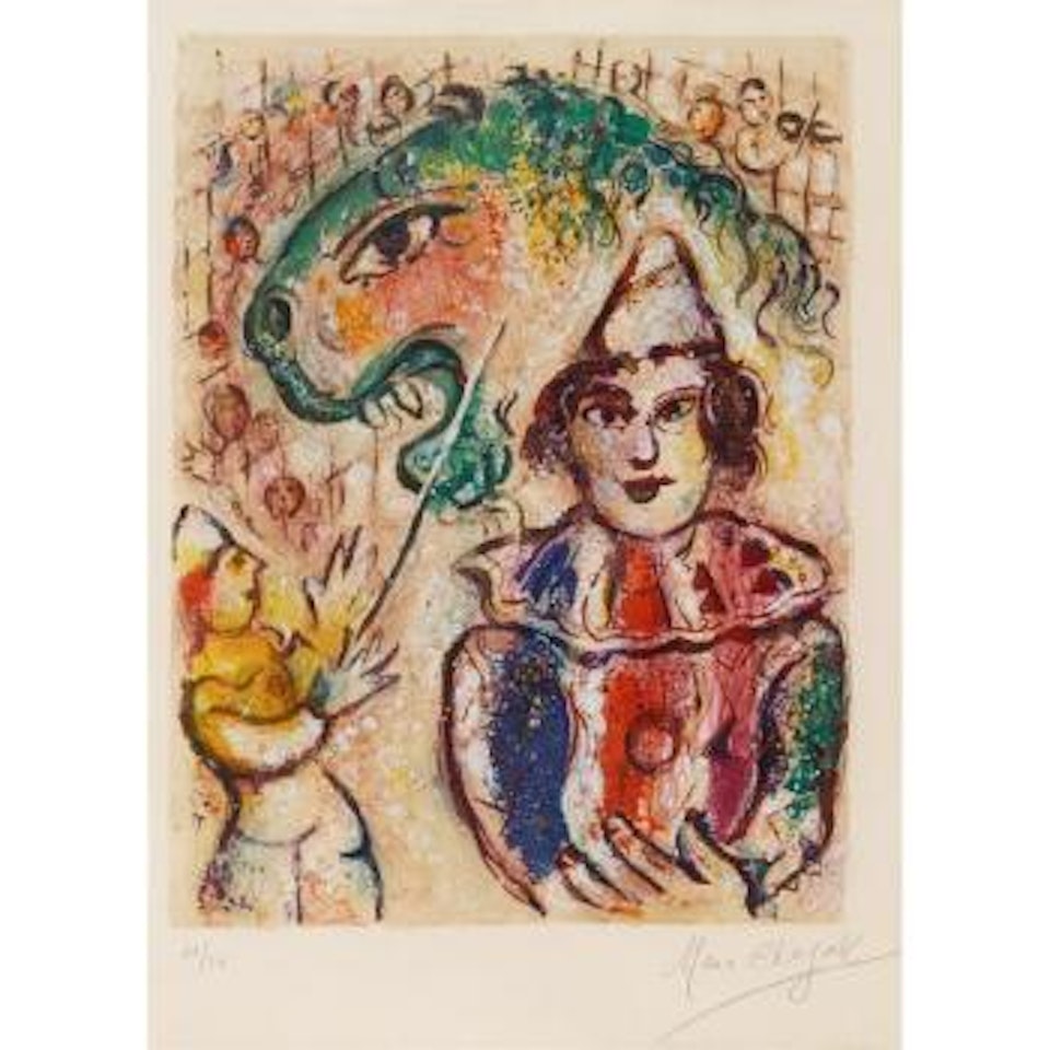 Cirque, plate 14 by Marc Chagall