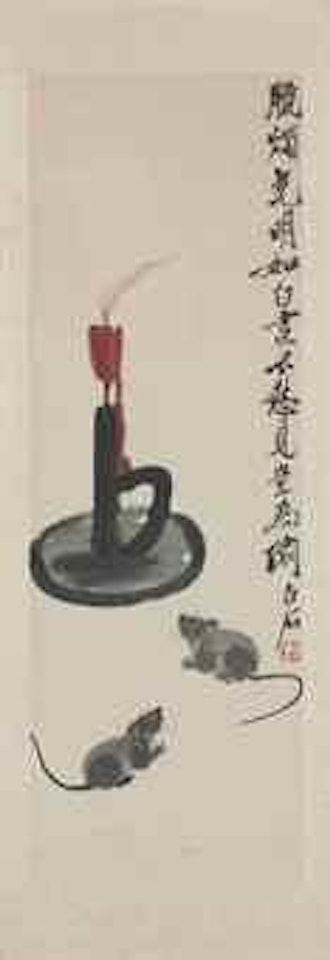 Mice and Candlestick by Qi Baishi