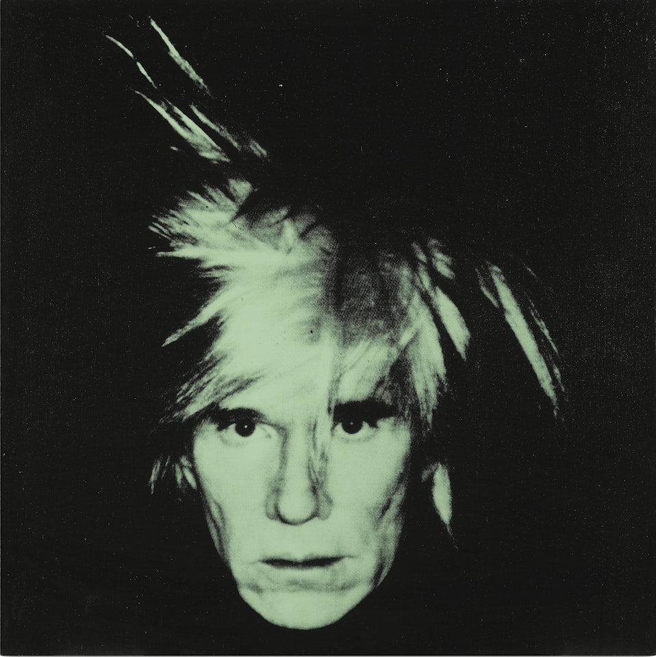 SELF-PORTRAIT (FRIGHT WIG) by Andy Warhol