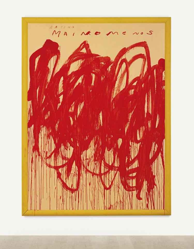 UNTITLED [BACCHUS 1ST VERSION V] by Cy Twombly
