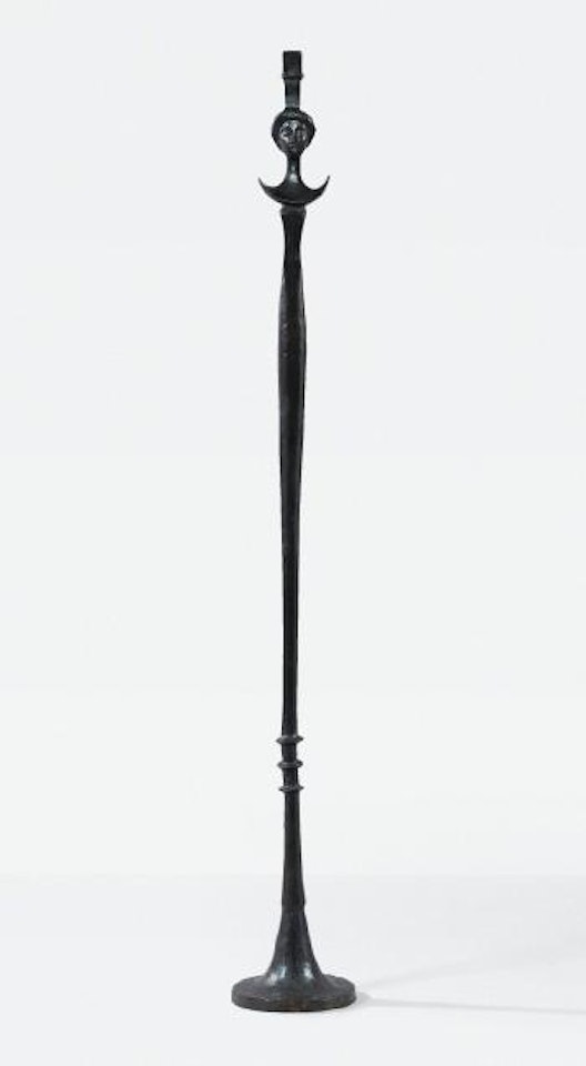 Lampadaire figure dit aussi tête de femme by Alberto Giacometti