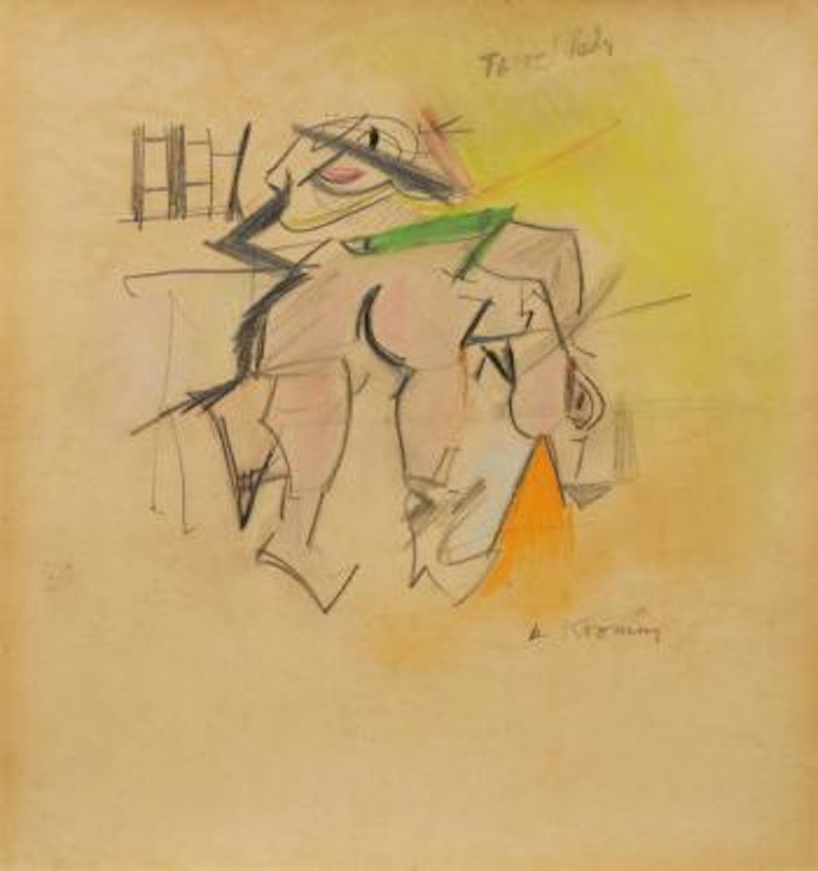Tattooed Lady by Willem de Kooning