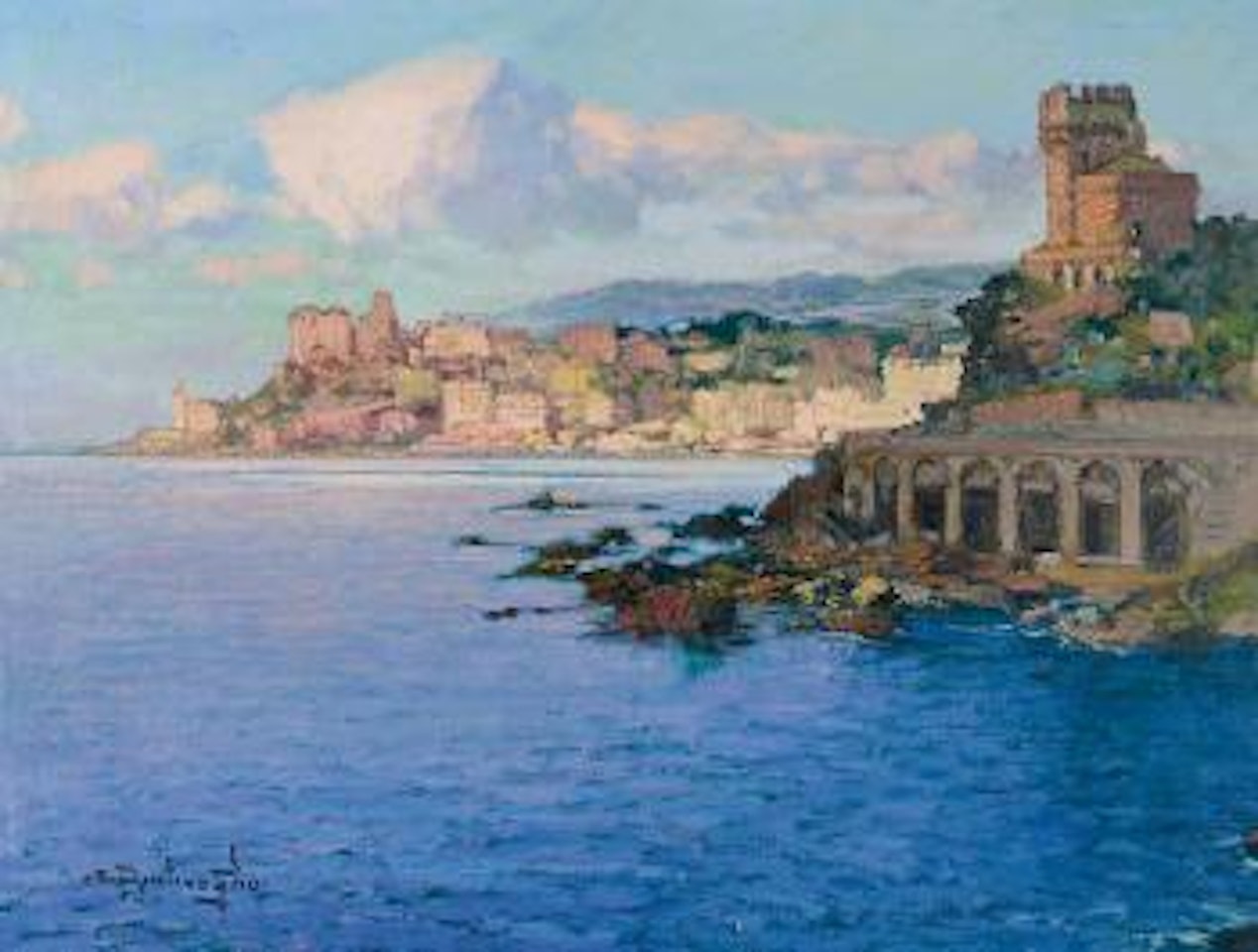 Sturla, (Quarto-Genova) by Cesare Bentivoglio