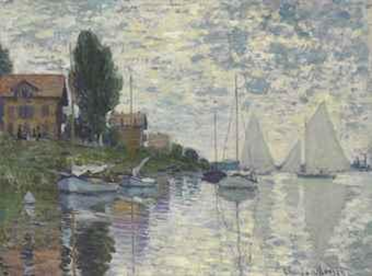 Au Petit-Gennevilliers by Claude Monet