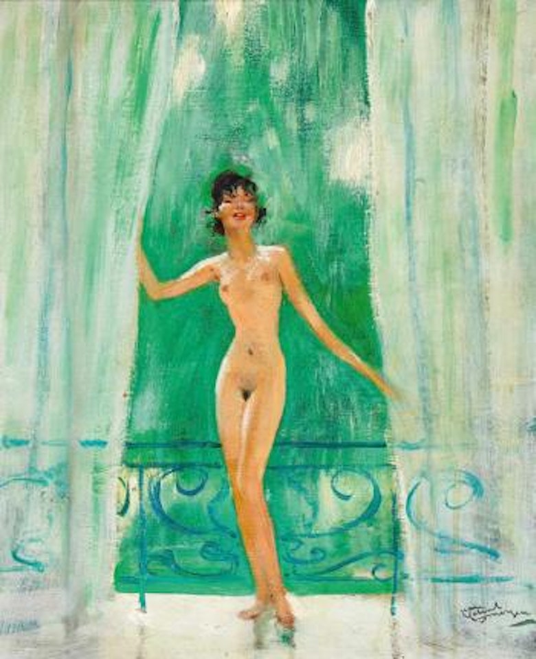 La Porte du Jardin by Jean Gabriel Domergue