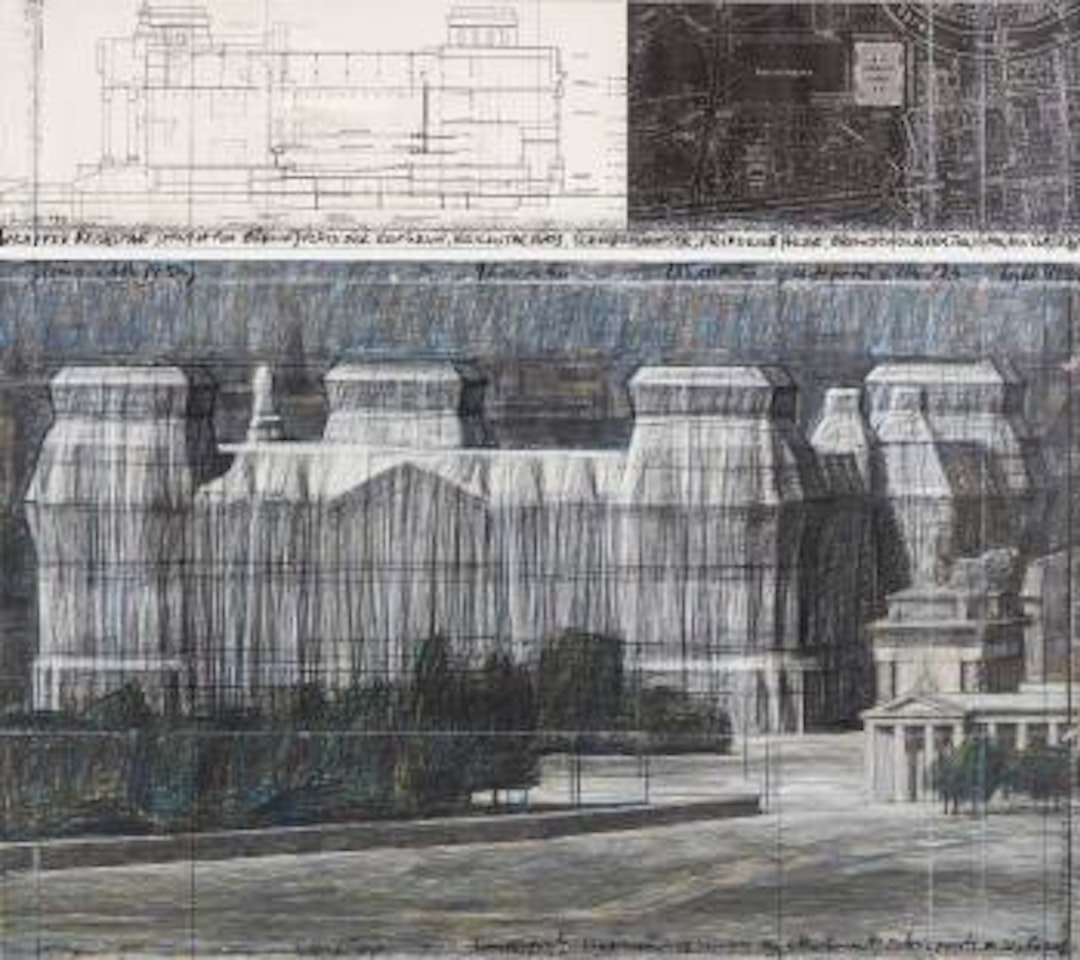 Wrapped Reichstag (Project For Berlin) by Christo