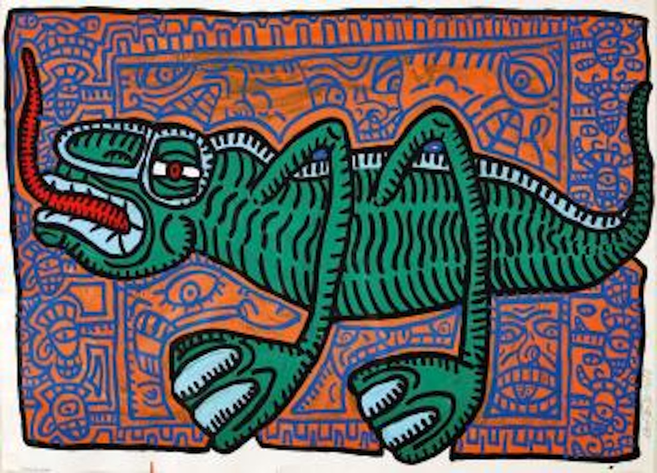 Le Caméléon by Robert Combas