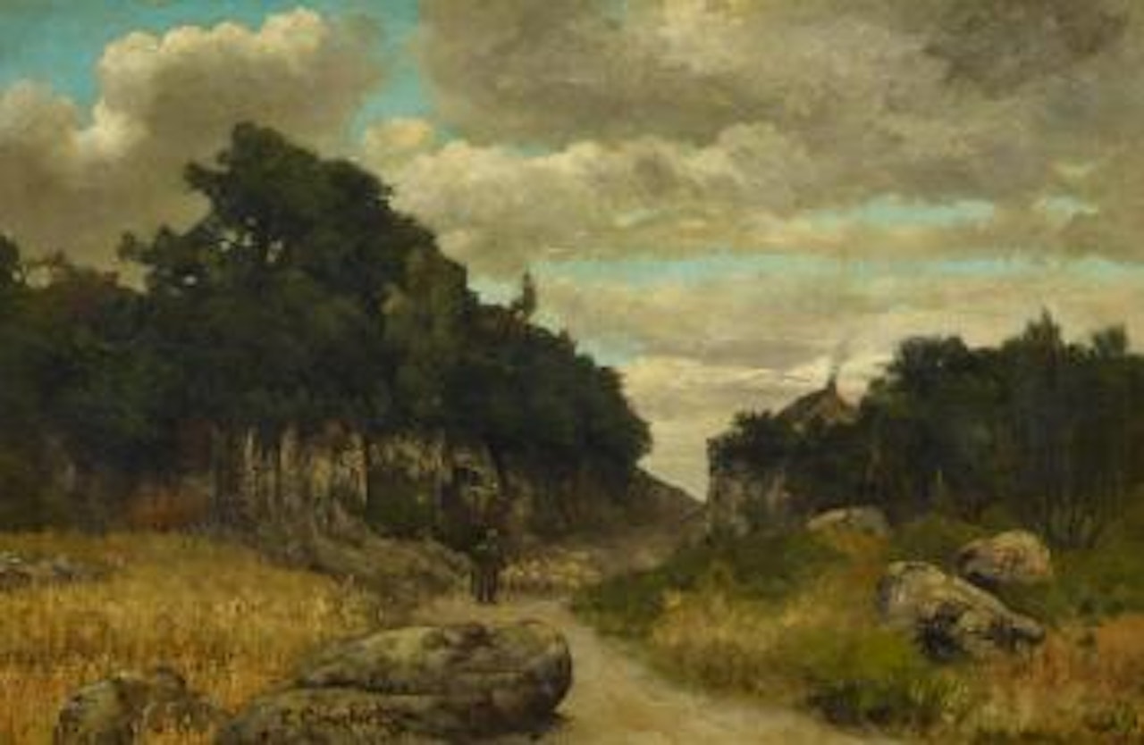 Landscape in the French Jura by Gustave Courbet