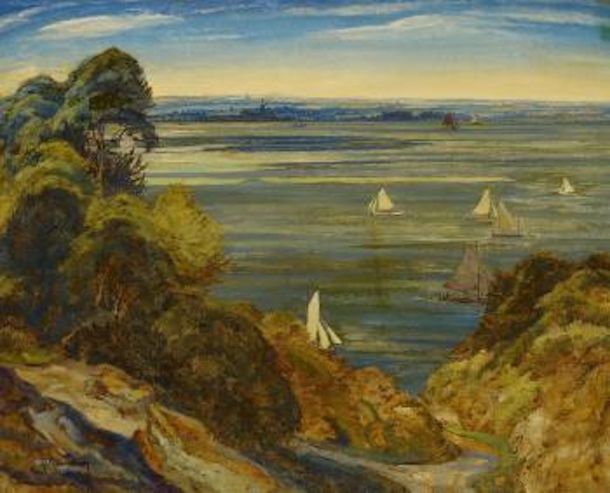 View of the Elbe near Blankenese by Max Clarenbach