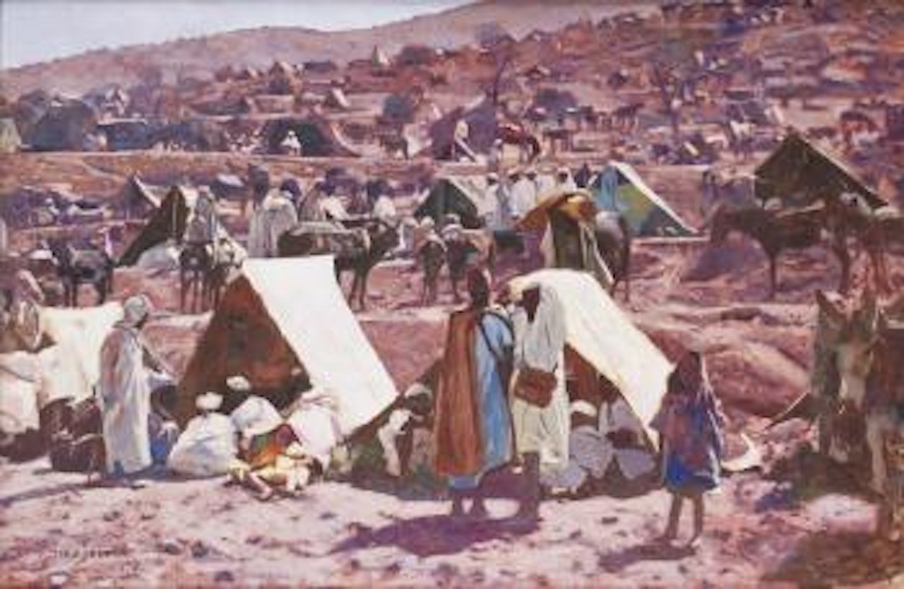 Marché dans le sud marocain by Jacques Majorelle