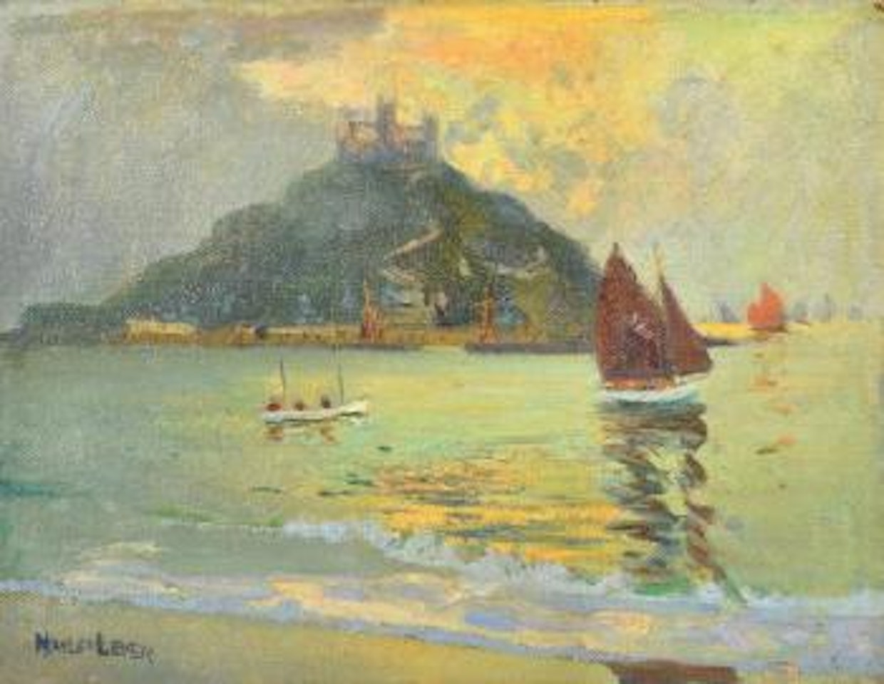 St Michaels Mount Cornwall by Hayley Lever