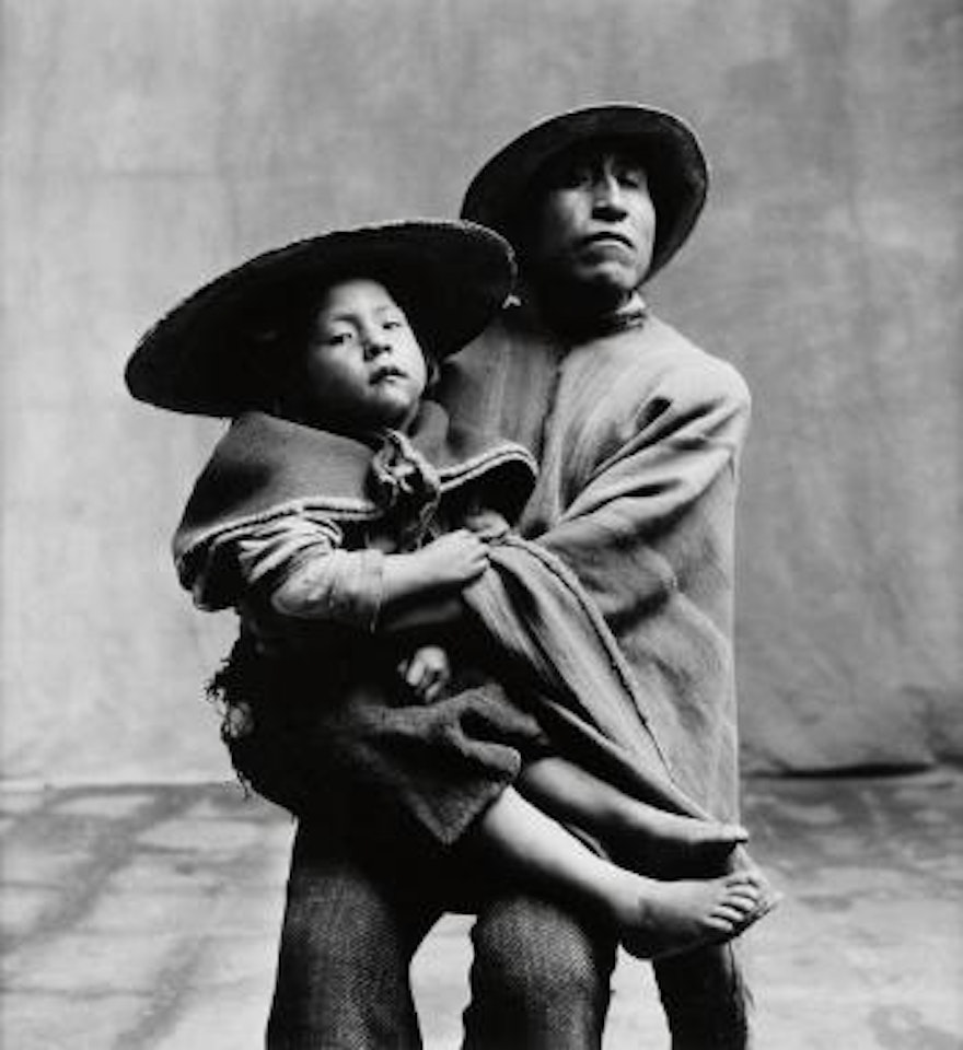 Father and son, Cuzco by Irving Penn