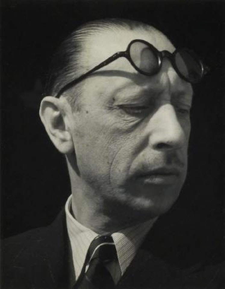 Portrait of Igor Stravinsky by Edward Weston