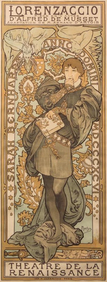 Lorenzaccio by Alphonse Mucha
