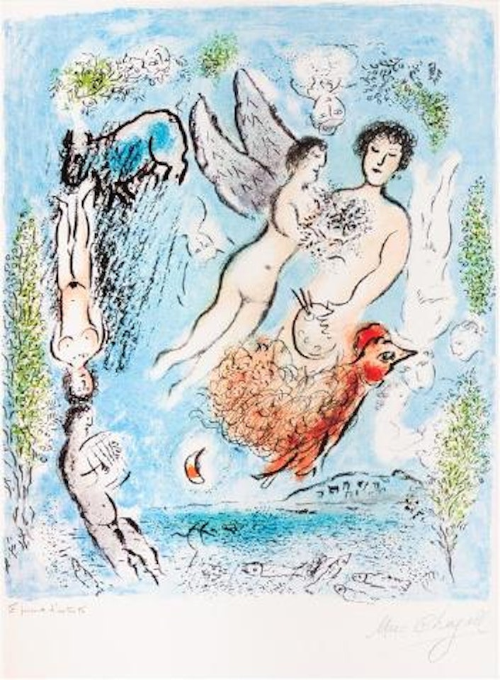 L'Ile de Poros by Marc Chagall