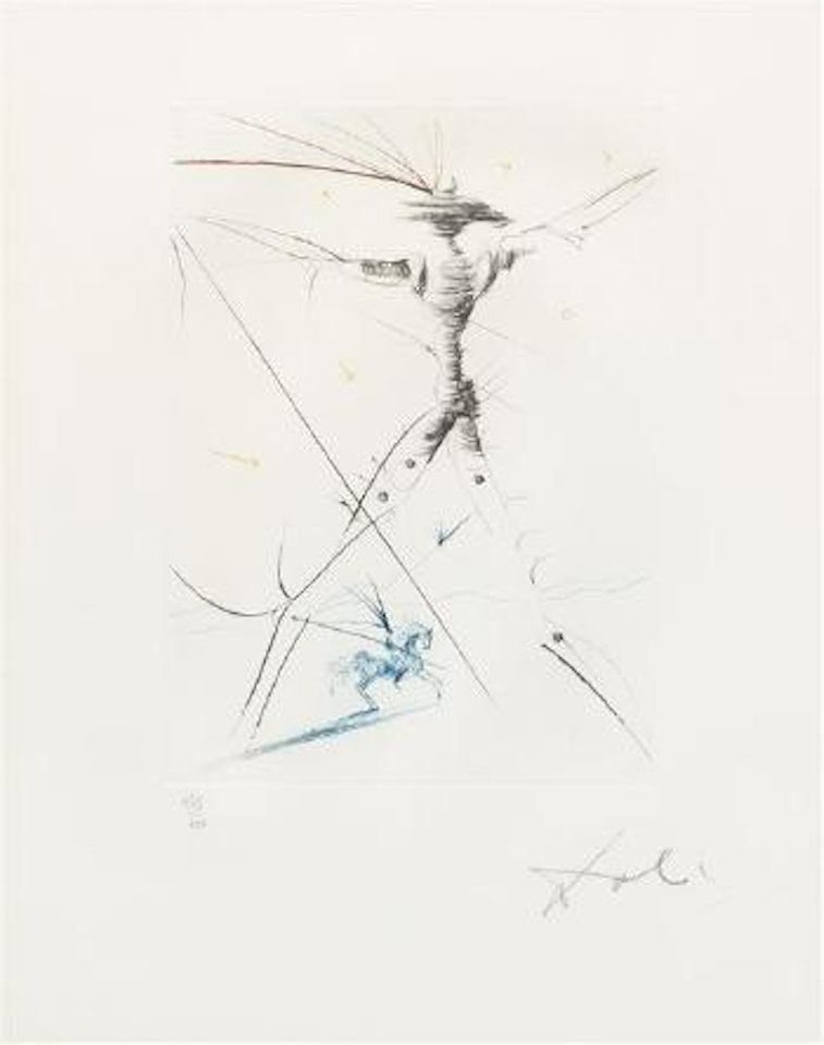 The Little Knight (Le Petit Chevalier) by Salvador Dali