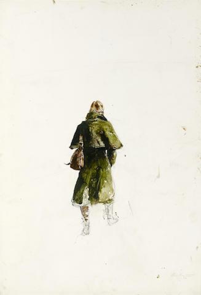 Loden coat study by Andrew Wyeth