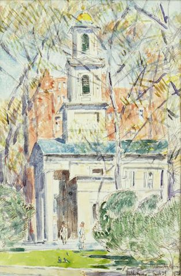 St. John's morning, Washington, D.C. by Childe Hassam