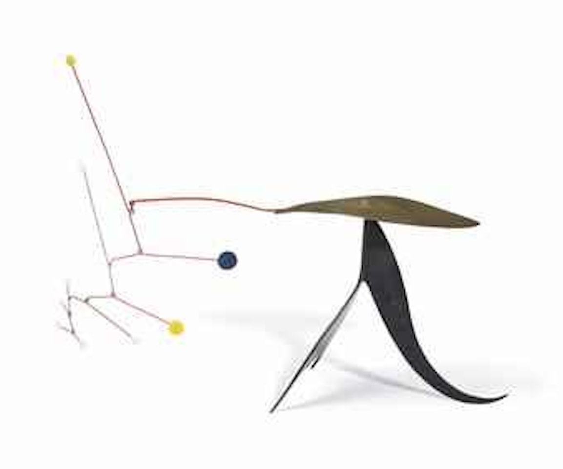 Brass on Piano Legs by Alexander Calder