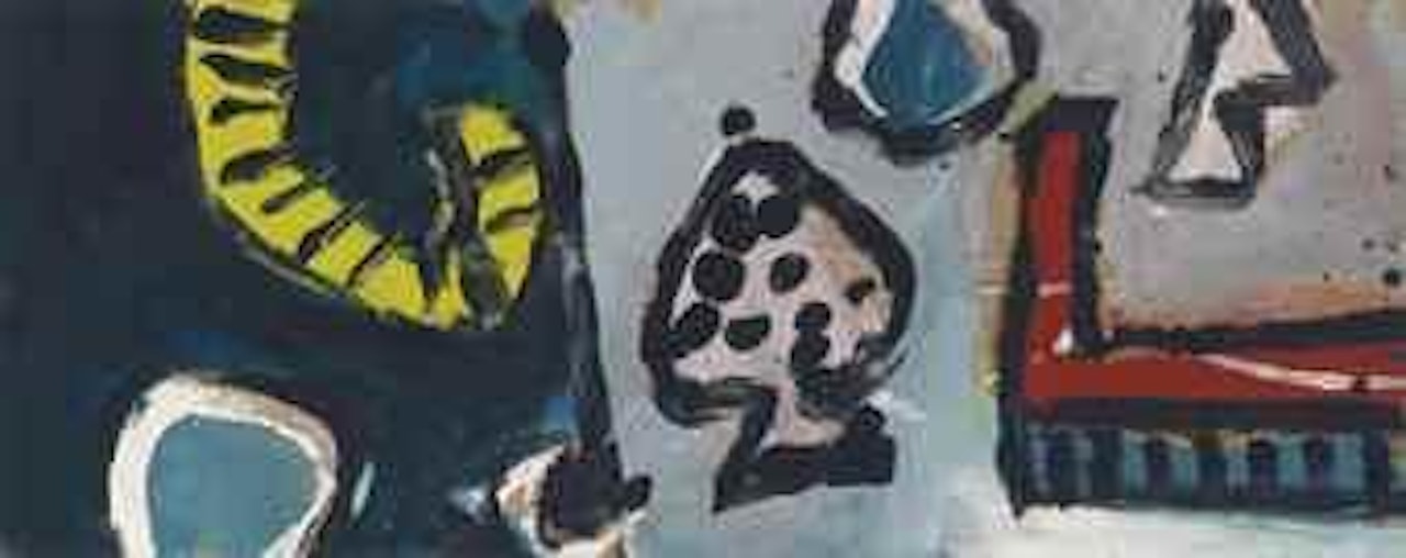 Snake of Clubs by Alan Davie