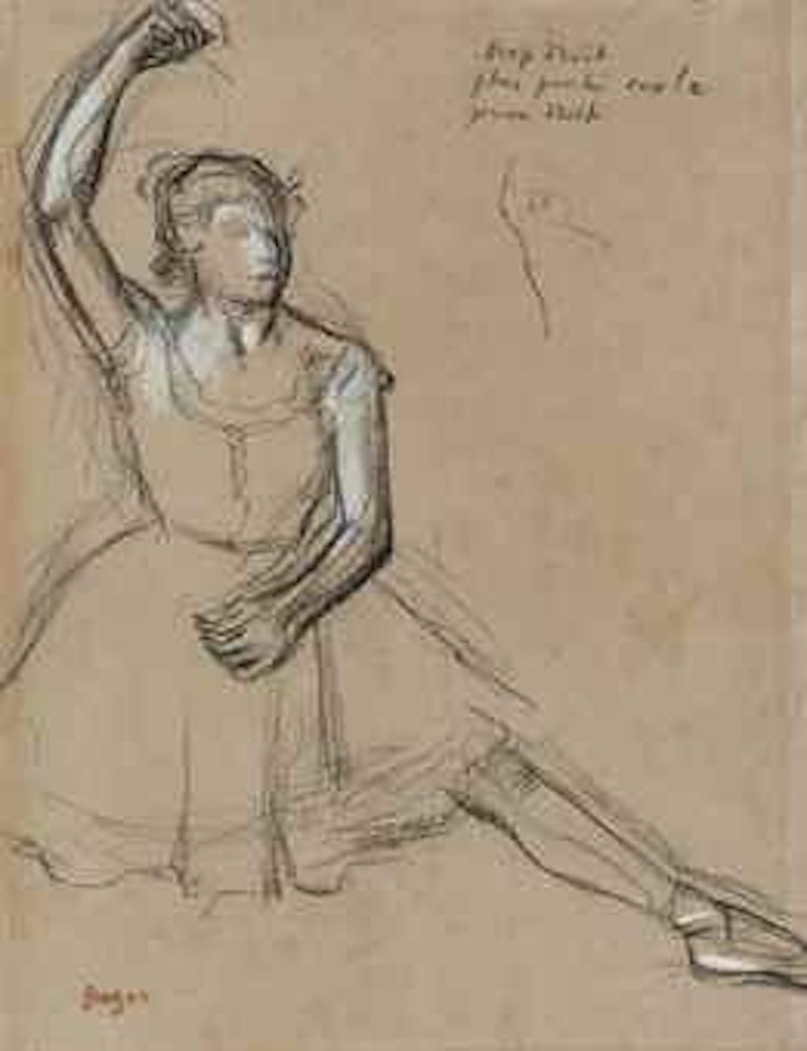 Danseuse vue de face by Edgar Degas
