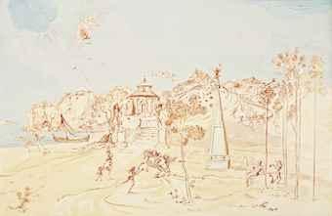 Sans titre (Scène méditerranéenne) by Salvador Dali