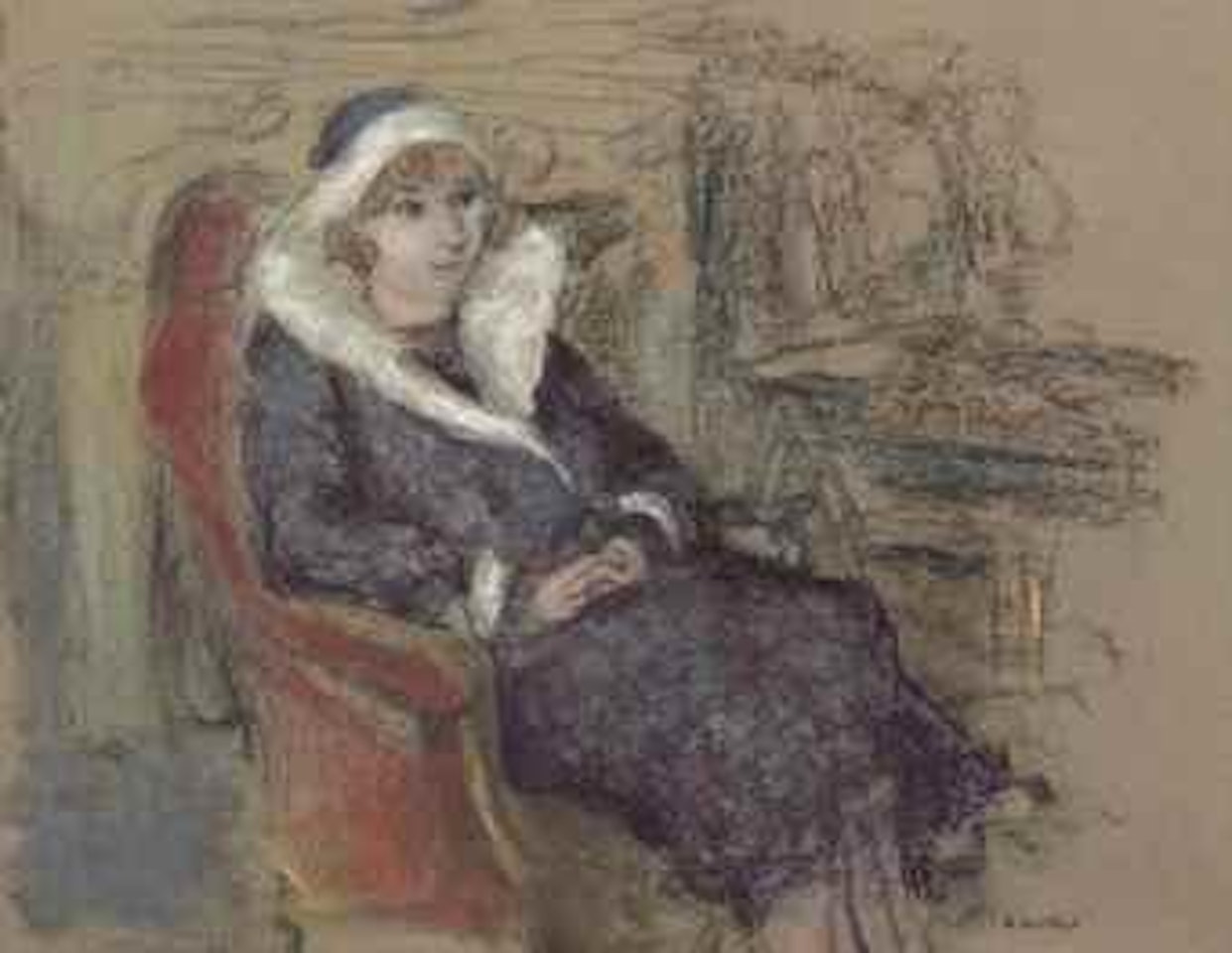 Madame Louis Viau by Édouard Vuillard