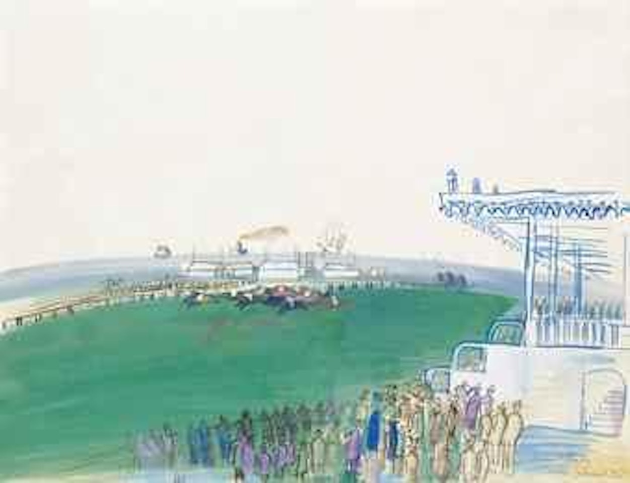 Nice, le champ de courses by Raoul Dufy