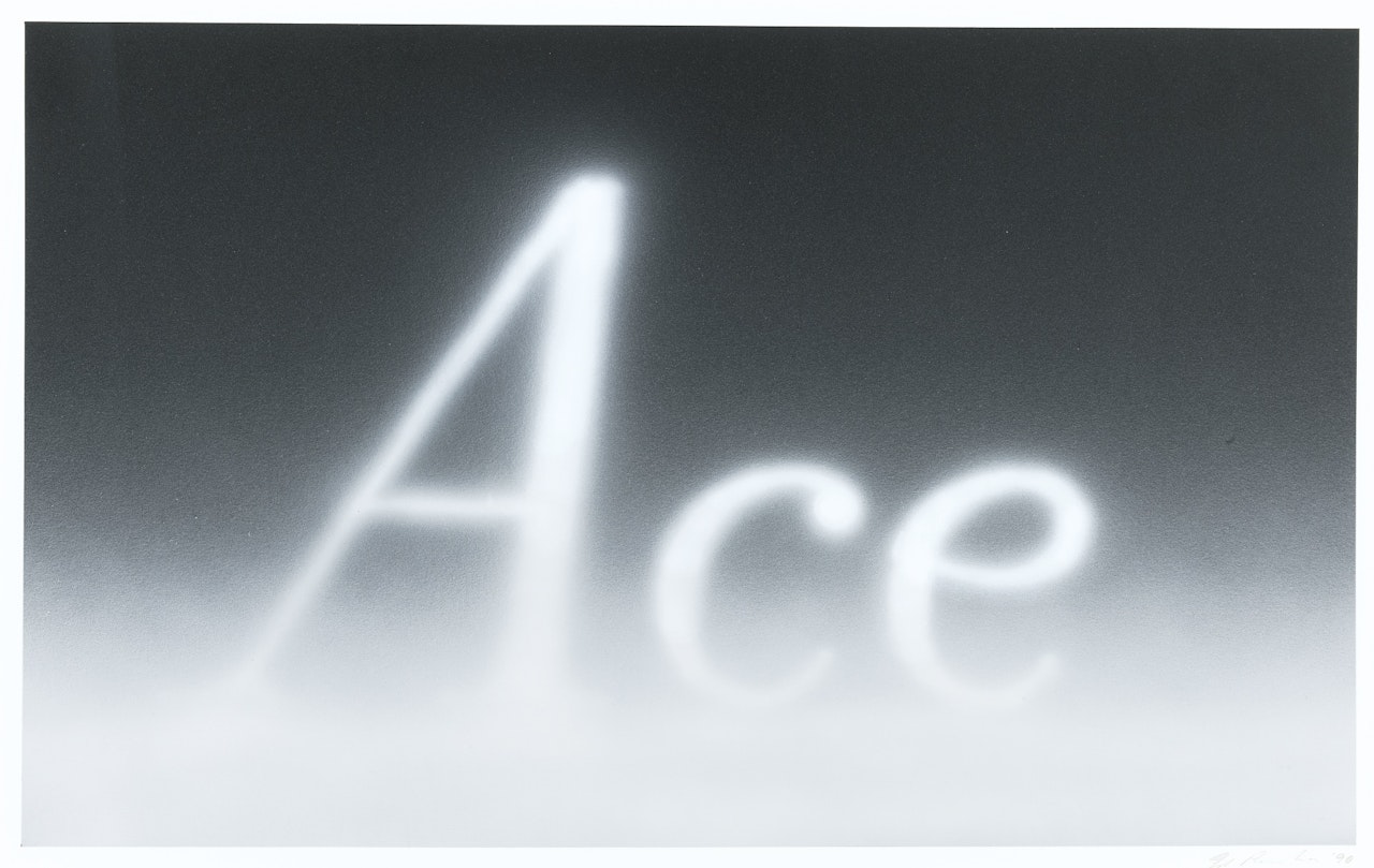 ACE by Ed Ruscha
