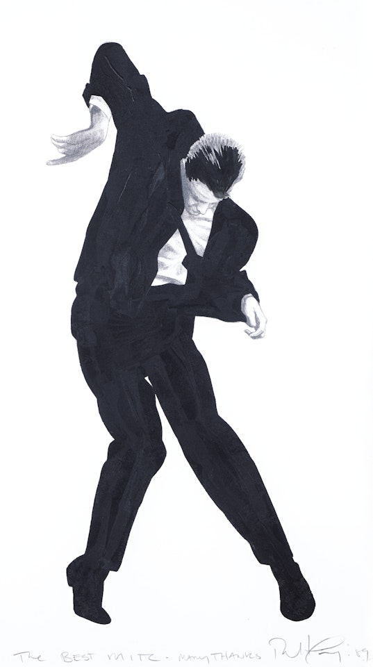 UNTITLED (STUDY FOR MEN IN THE CITIES) by Robert Longo