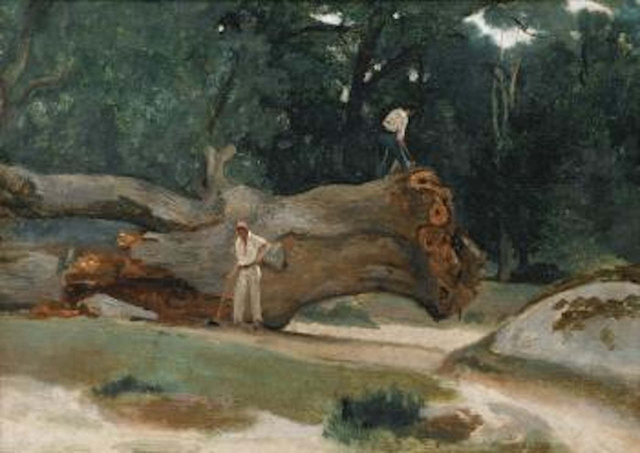 Bûcherons by Jean Baptiste Camille Corot