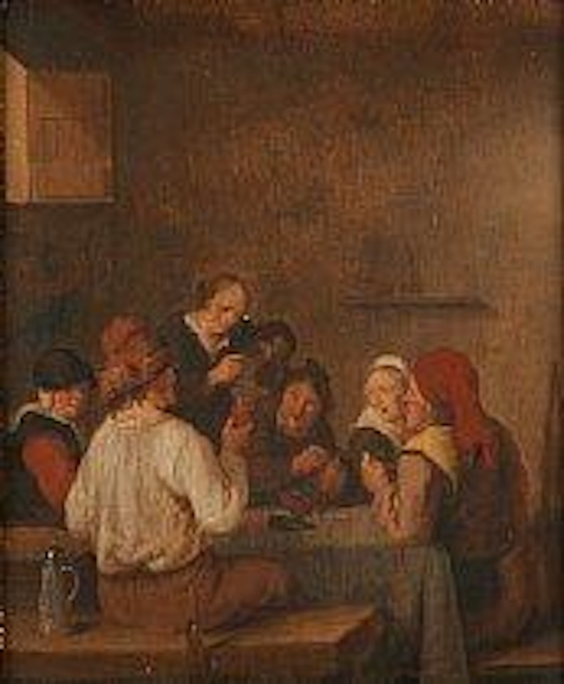 Intérieur d’auberge animé by Flemish School