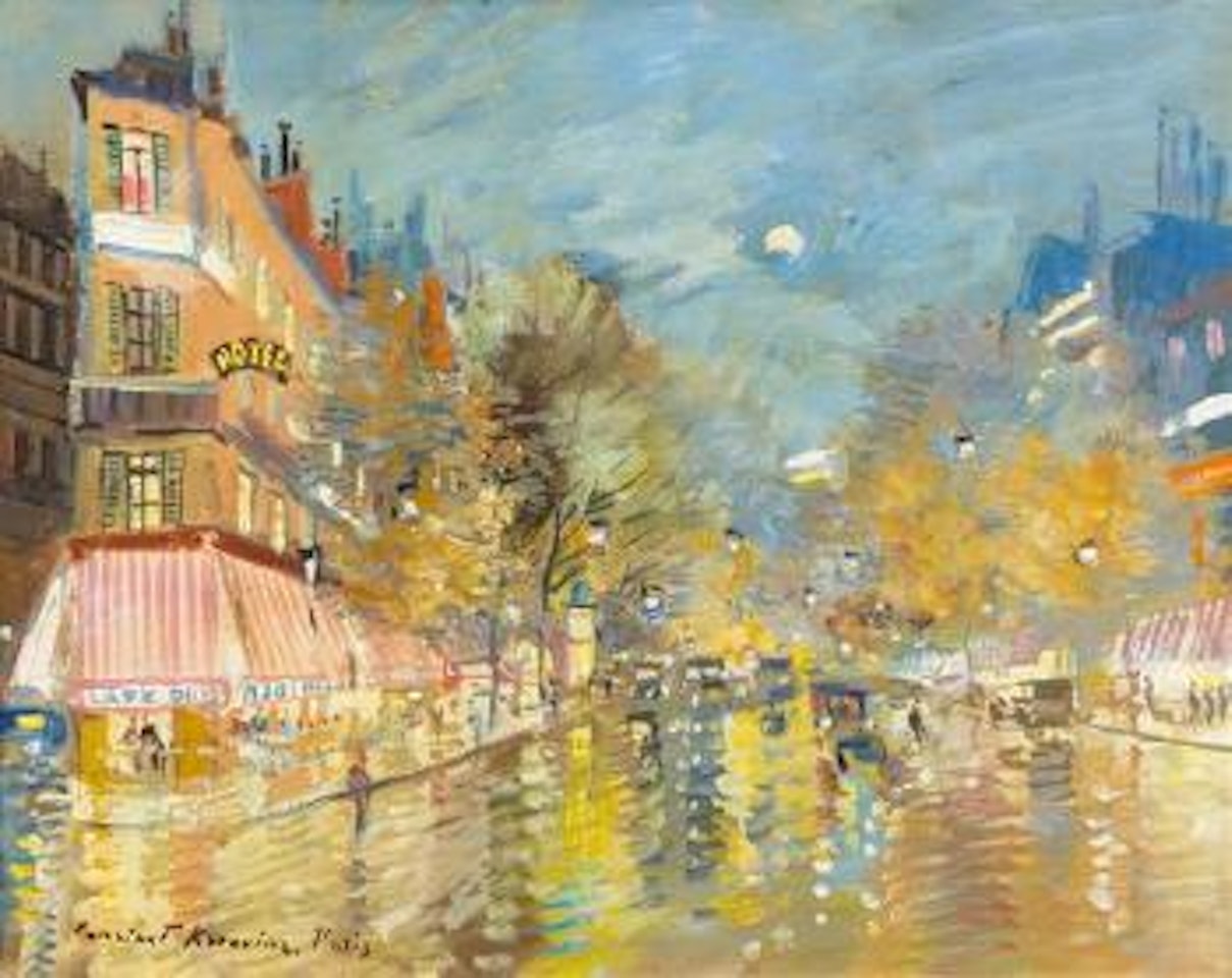 Paris at Night by Konstantin Alekseevich Korovin