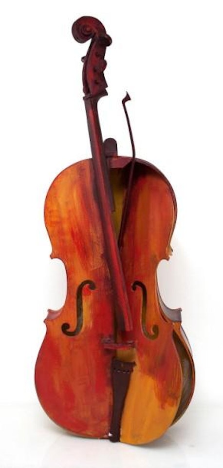 Contrebasse coupé by Arman