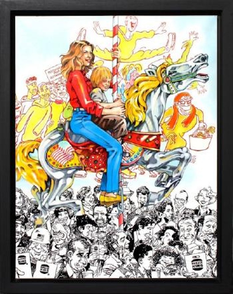 Manège, Burger King by Erro