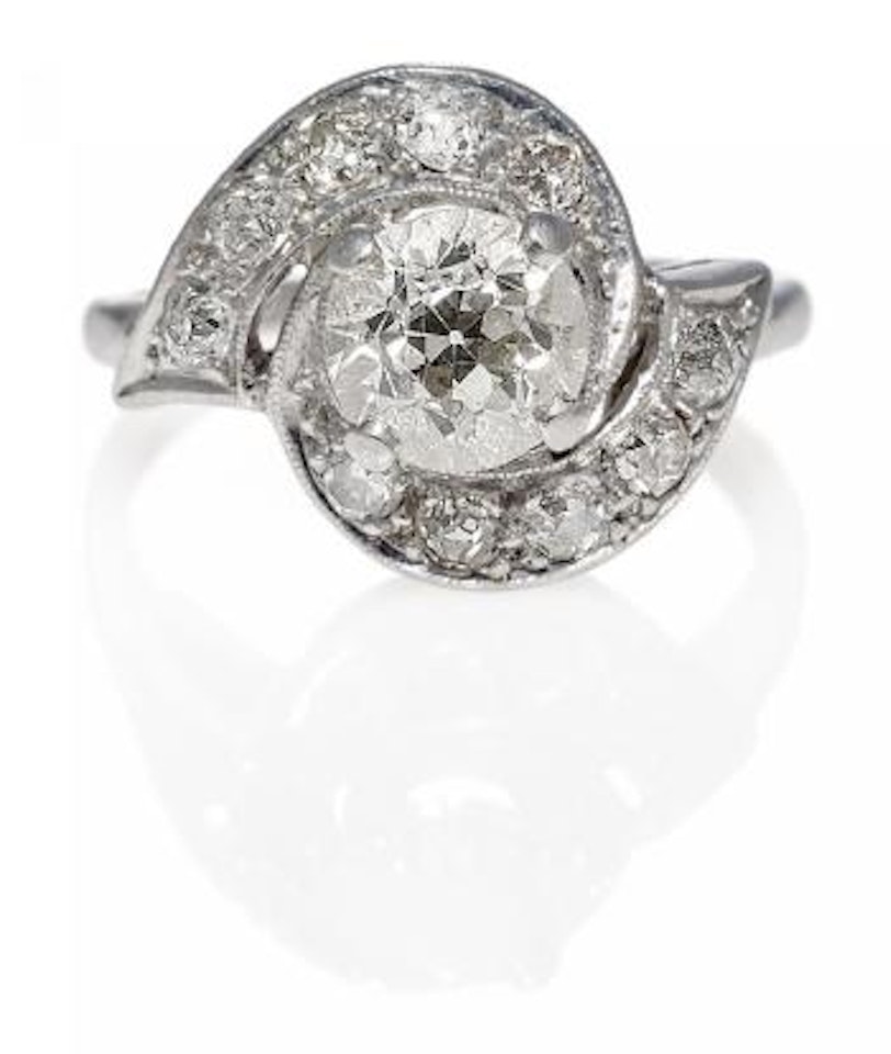 Diamond-Ring by Unknown Jewelry Maker