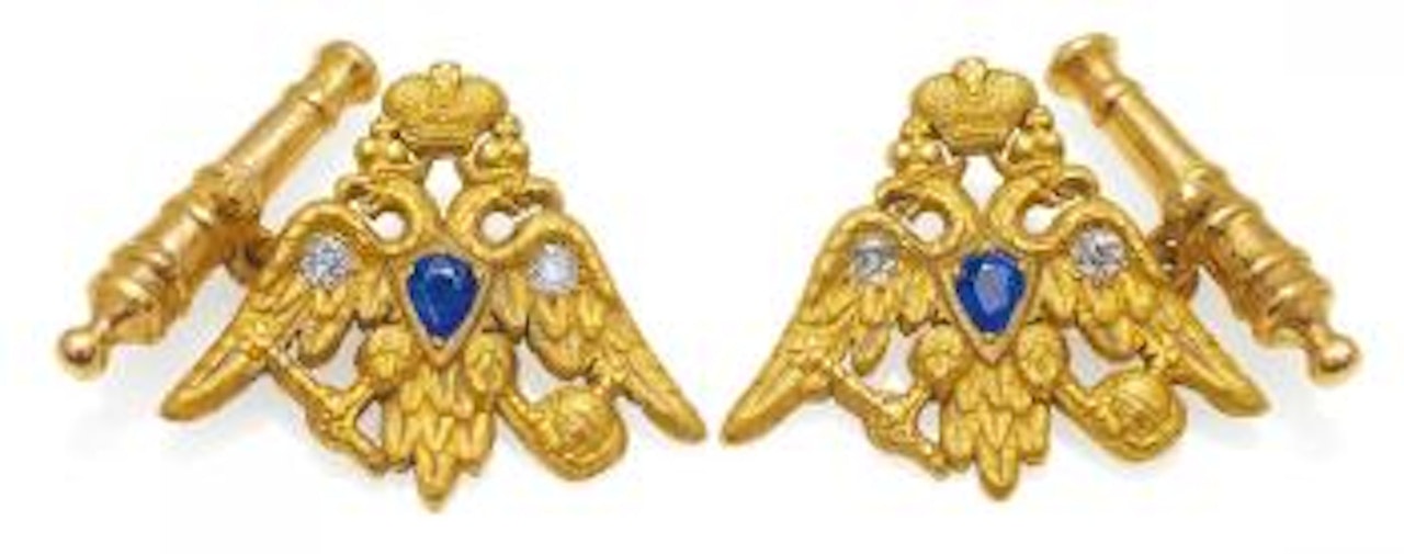 Diamond-Cufflinks by Unknown Jewelry Maker