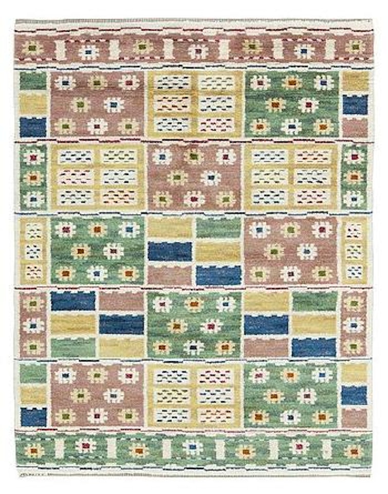 A Carpet, 'Ängarna' by Märta Maas-Fjetterström