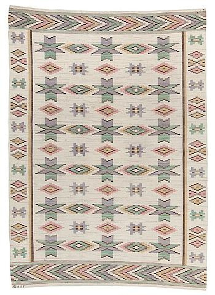 A Carpet, 'Vit Botten' by Märta Maas-Fjetterström