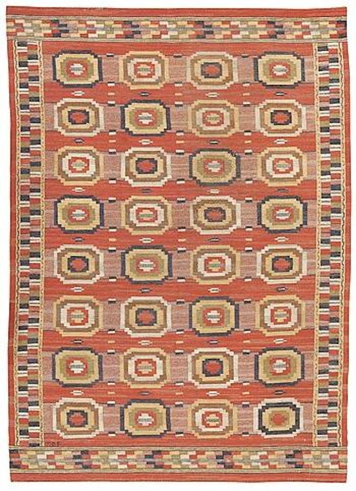 A Carpet, 'Röda Åttan' by Märta Maas-Fjetterström