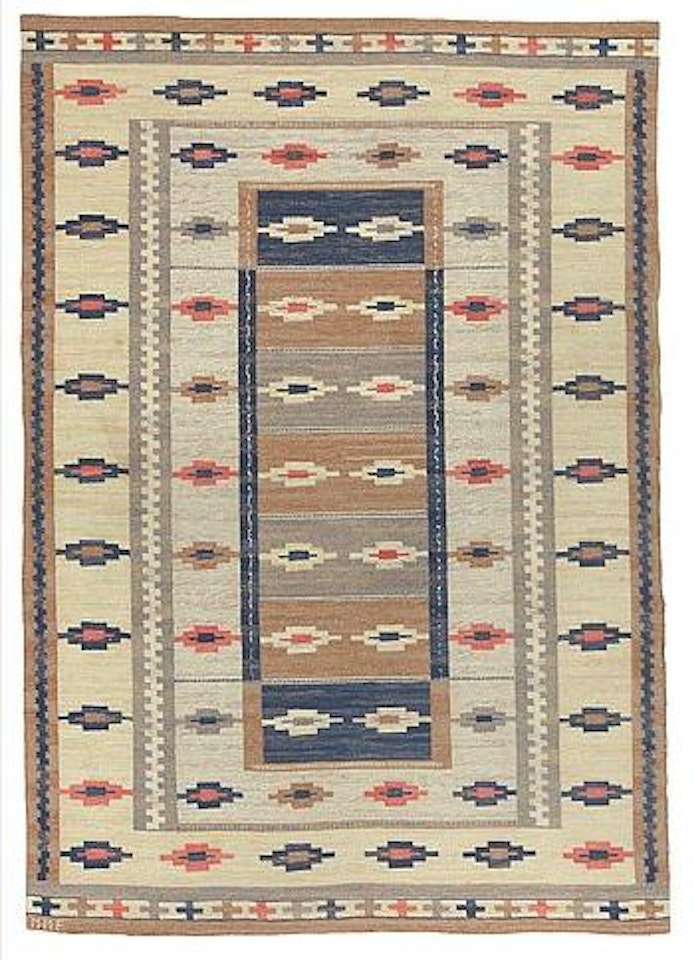 A Carpet, 'Ljusa Mattan' by Märta Maas-Fjetterström
