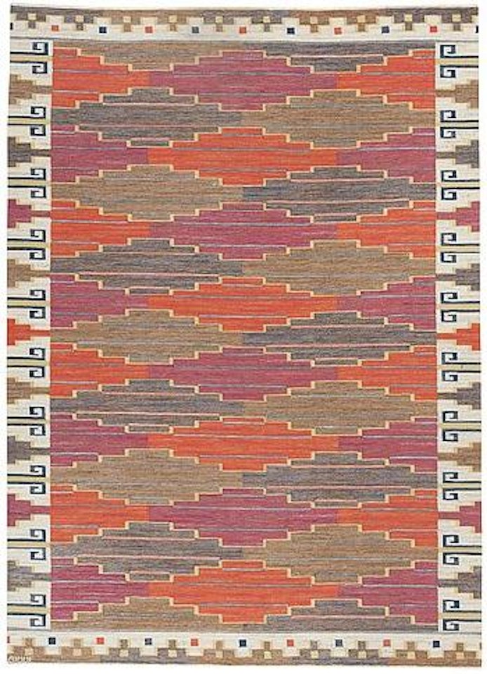 A Carpet, 'Bruna Heden' by Märta Maas-Fjetterström