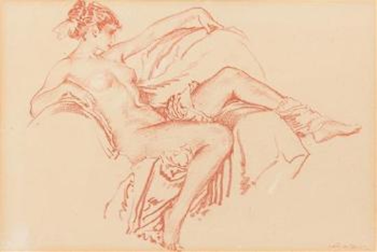 Lounging Nude by William Russell Flint