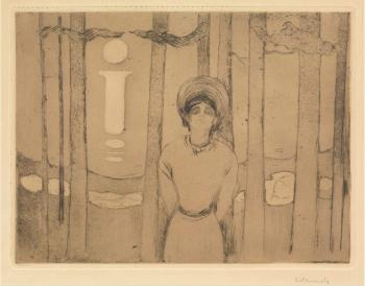 Sommernatt. Stemmen by Edvard Munch