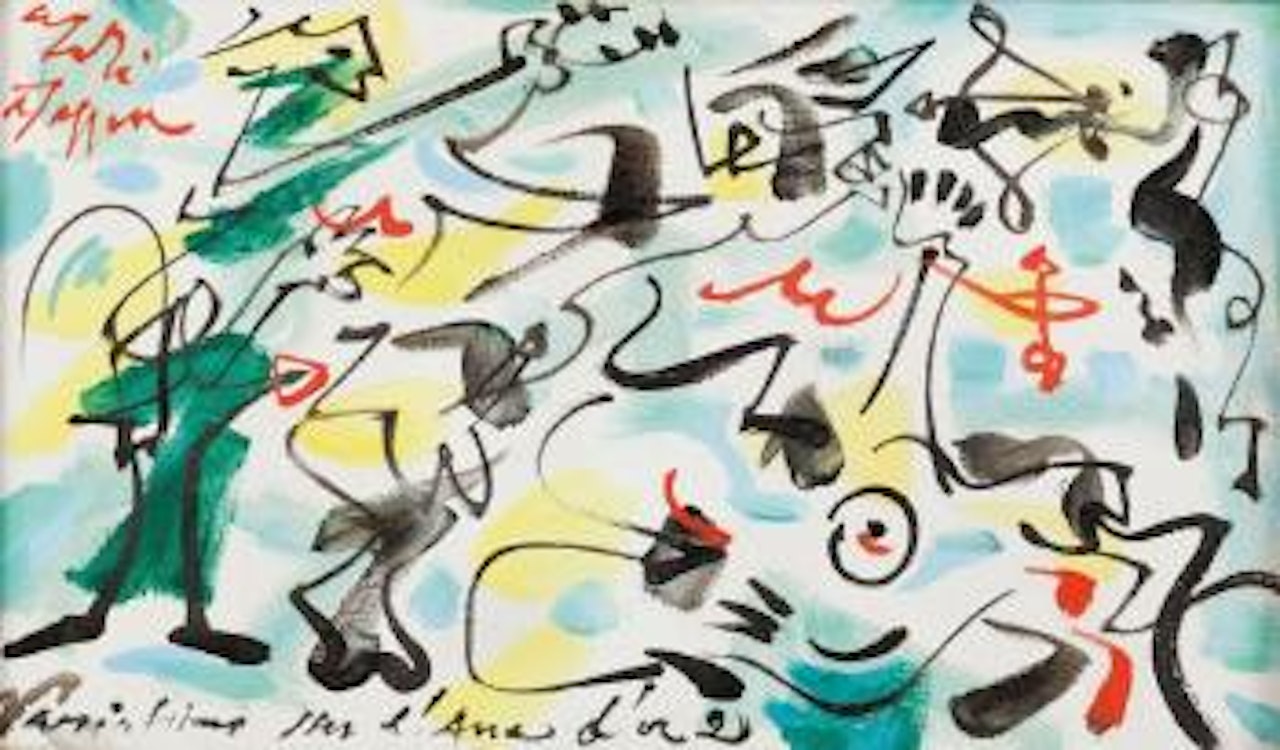 Variations sur l’Âne d’or II by André Masson