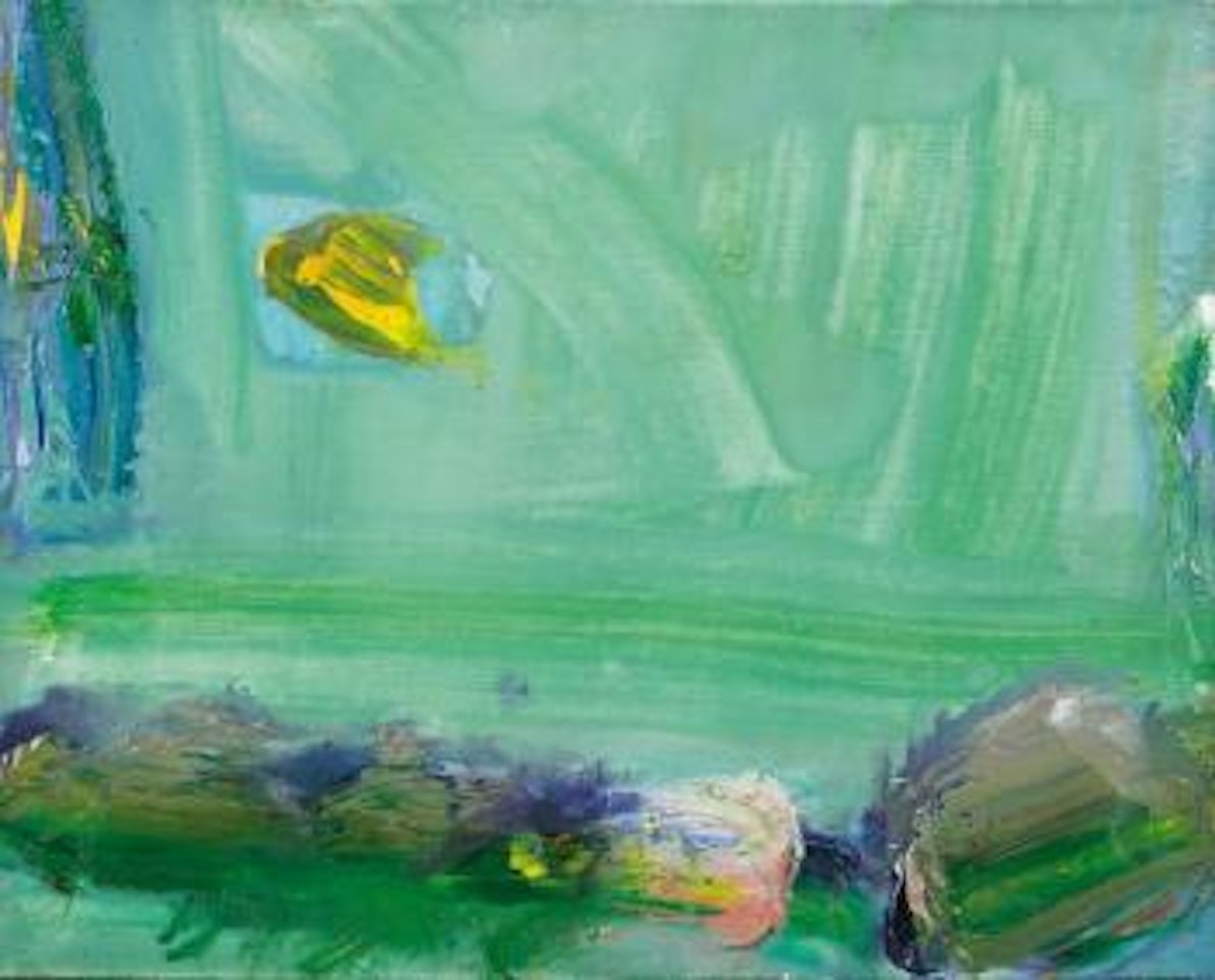 Verte Loire, Tache rose by Olivier Debre