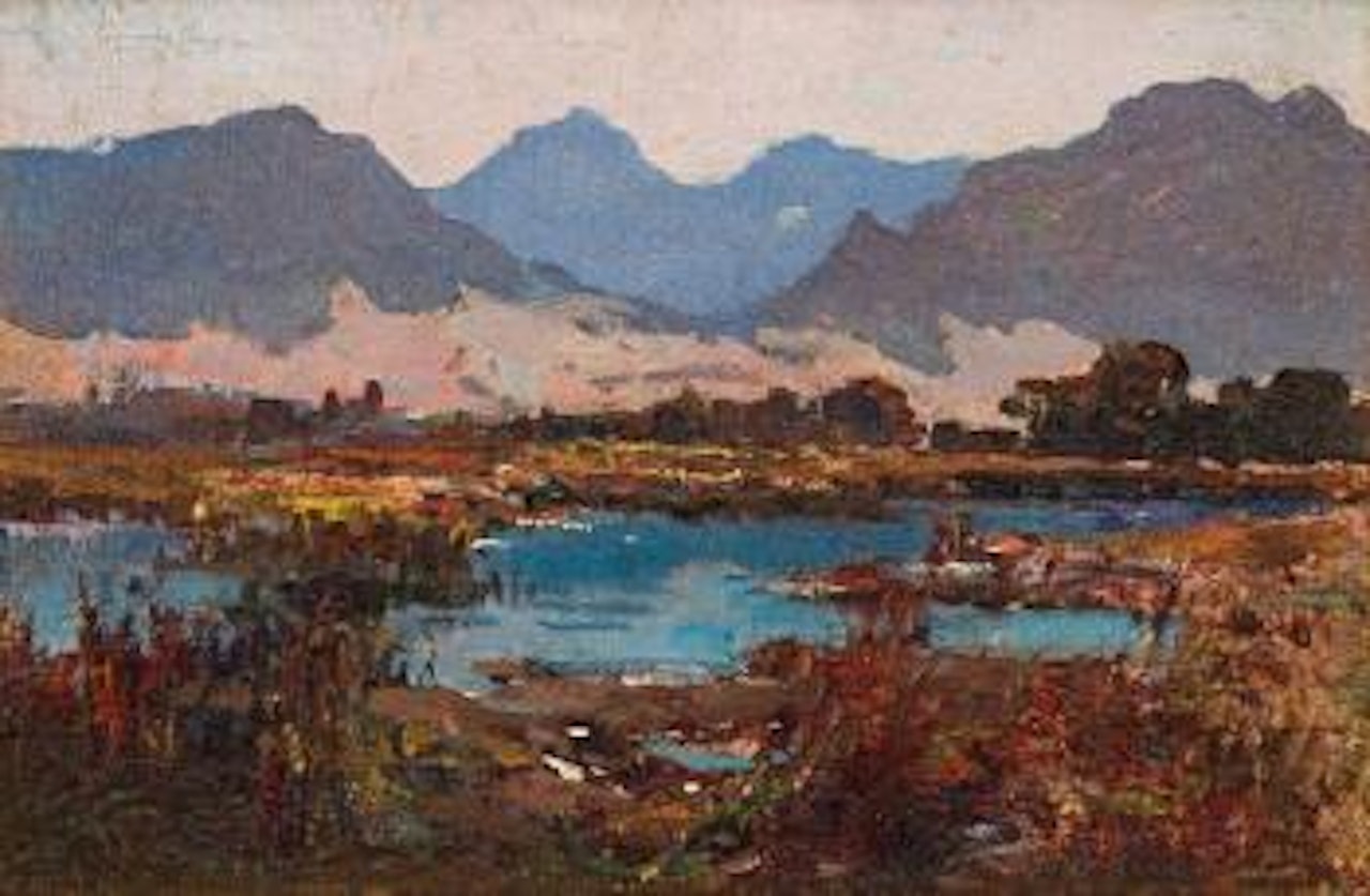 Moonlight over Zeekoeivlei by Robert Gwelo Goodman