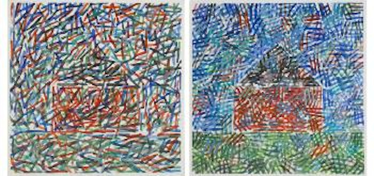 Untitled; March, Bermuda, 1998 (2) by Jennifer Bartlett